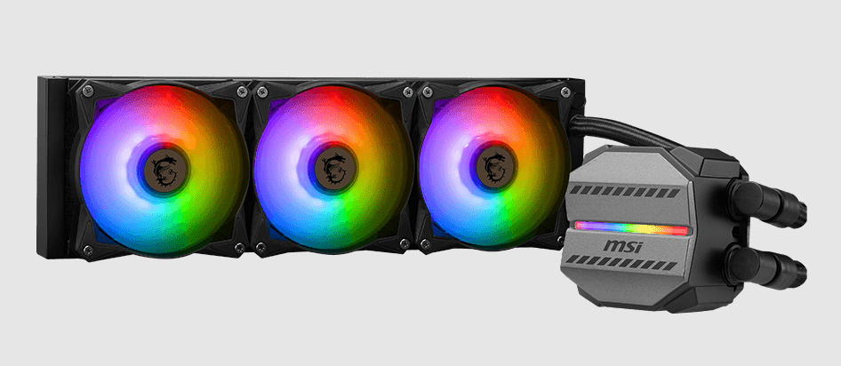  Liquid CPU Cooler: MAG CORELIQUID M360, 360mm Radiator, 3x 120mm ARGB PWM Fans, 397 x 120 x 27 mm<br>Support: Intel LGA1700, LGA1200, LGA115x, AMD AM5, AM4  